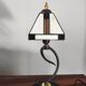 Paire de lampes vintage métal et verre