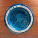 Mid-century Italian pottery vase from the Rimini Blu studio by Aldo Londi for Bitossi, 1960s.