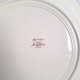 Sarreguemines round deep dish, Agreste model