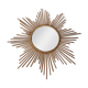 Vintage rattan sun mirror 1960
