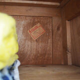Wardrobe in blond wood