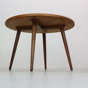 Table basse ronde scandinave en teck moderne, Danemark des années 1960
