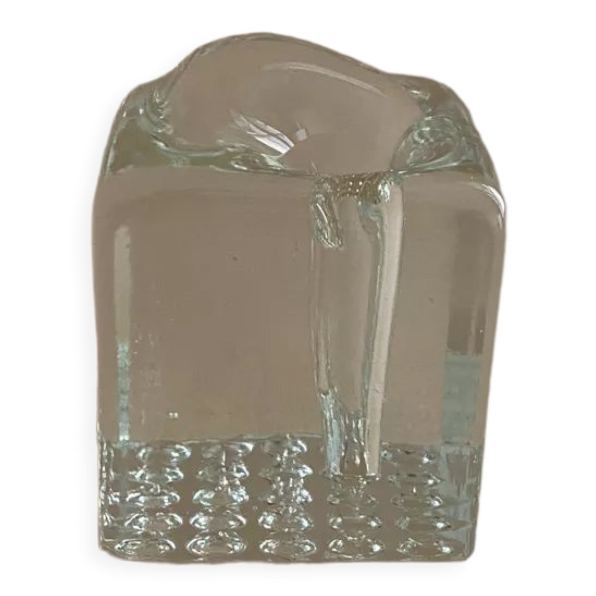 Moulded glass soliflore