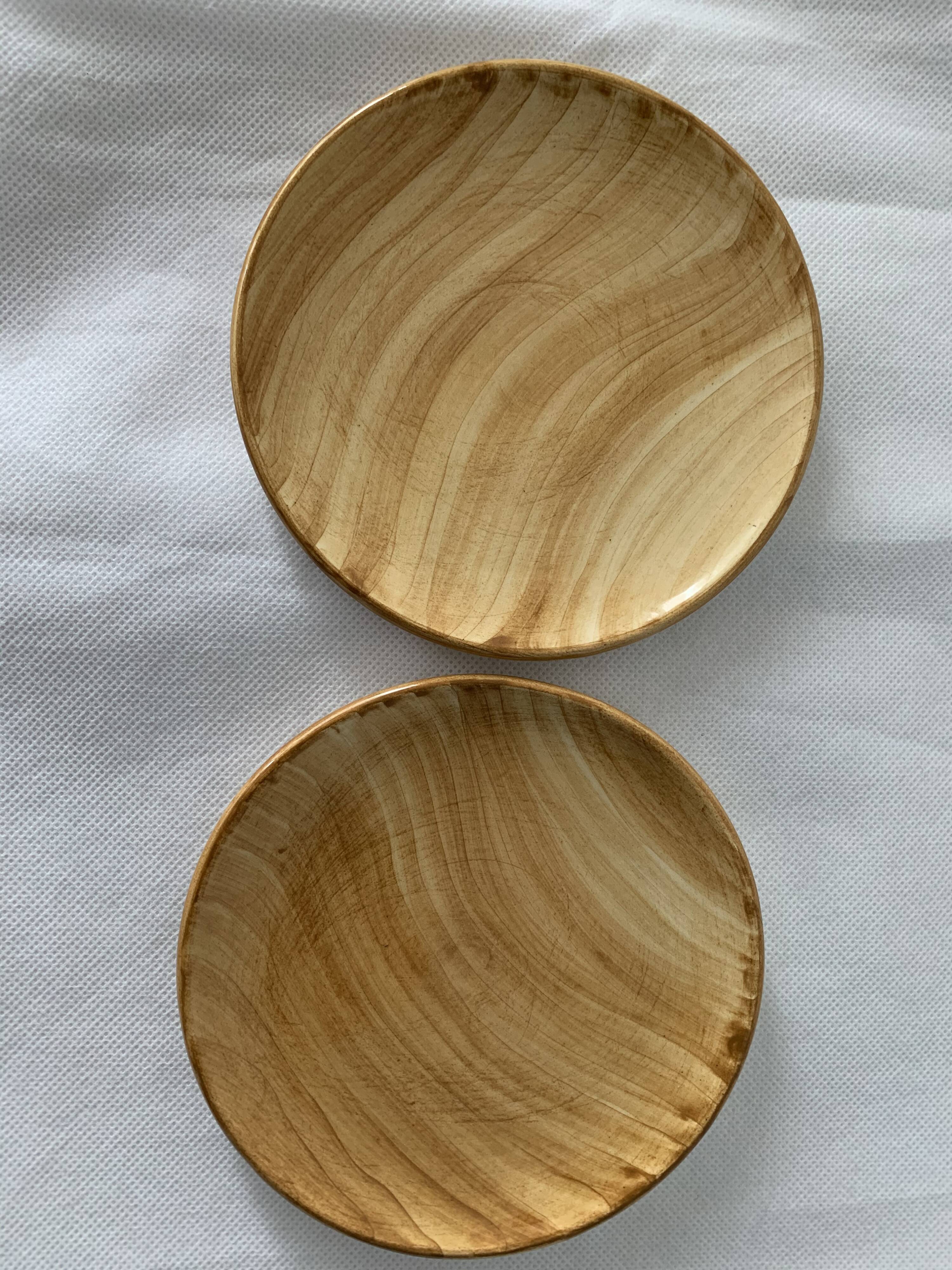 4 coffee cups and 4 sub cups zoomorphic ceramic animals Grandjean Jourdan Vallauris 1950