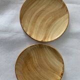 4 coffee cups and 4 sub cups zoomorphic ceramic animals Grandjean Jourdan Vallauris 1950