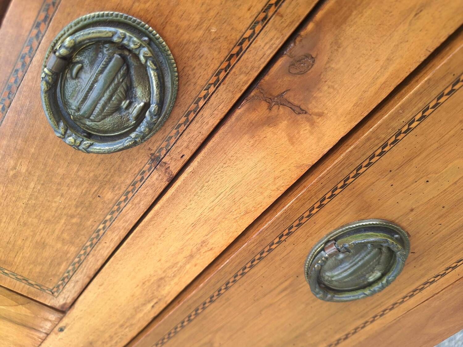 Antique secretary, vintage happiness of the day furniture, desk