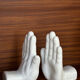 Bookends hands in ceramic, Netherlands 1970
