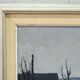 Swedish Modern Painting, Signed,  1955, Oil on Panel, Framed