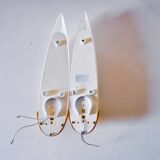 Pair of idearte "ear of corn" wall lights, Spain, 1980