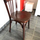 Suite de 4 chaises de bistrot Baumann vintage