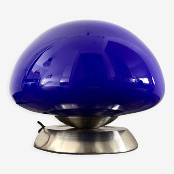 Lampe champignon tactile bleue ovni touch