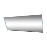 Asymmetric mirror from the 70's 40x80cm