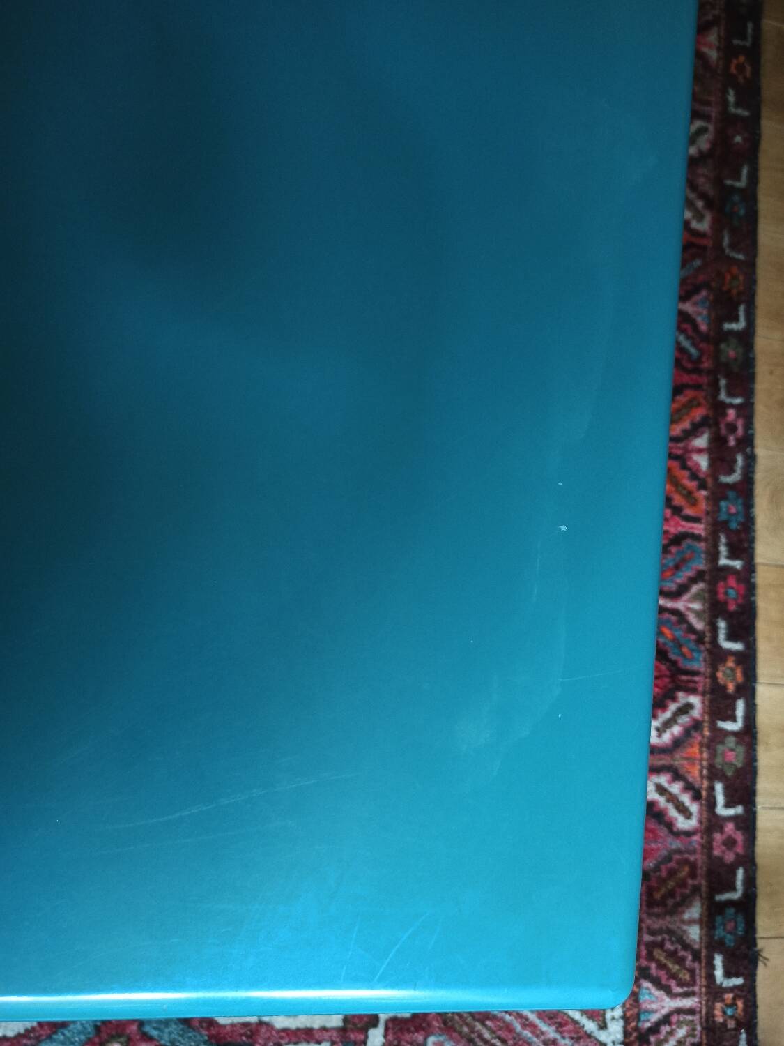 Blue metal coffee table Ikea PS 2012