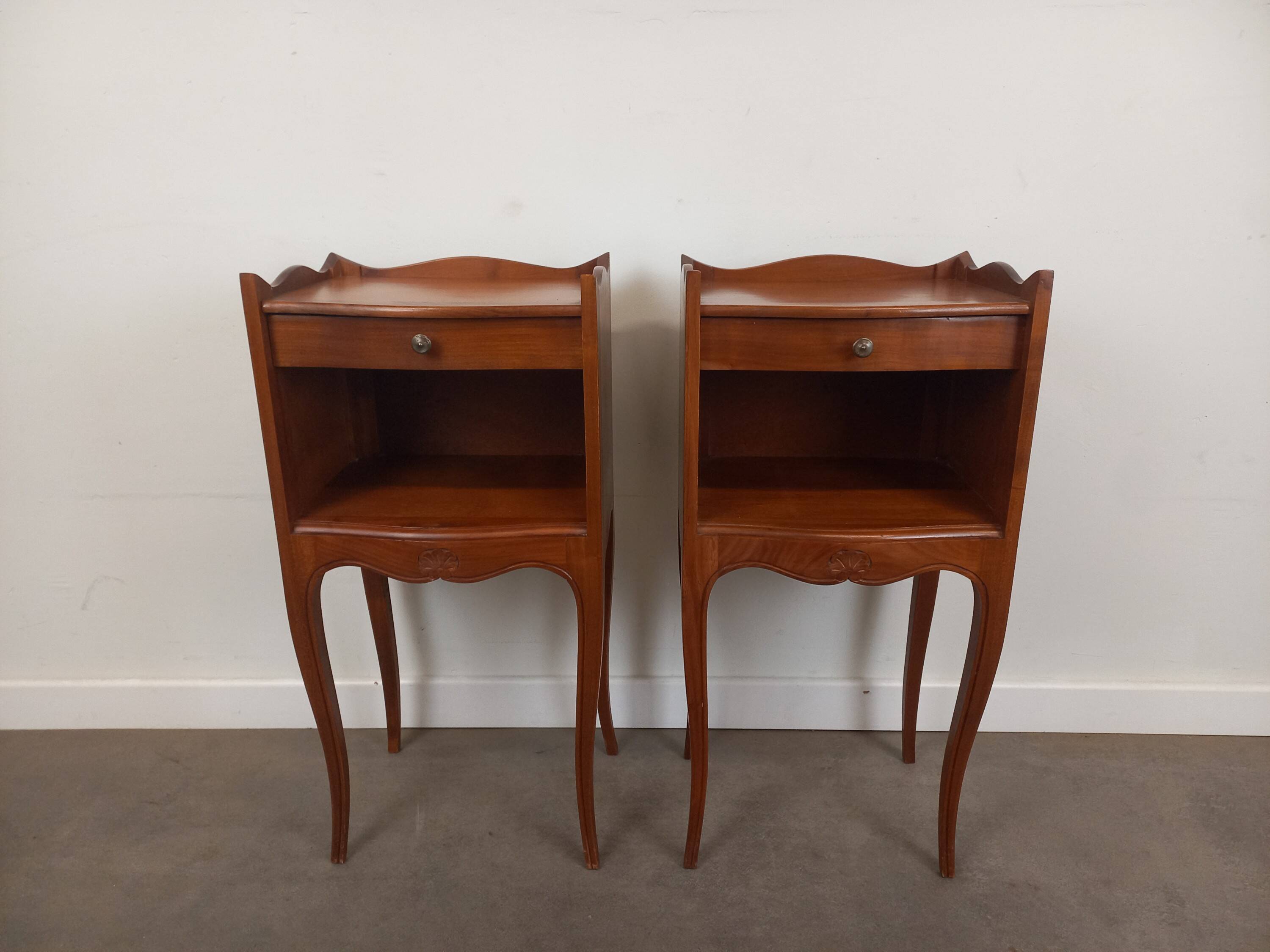 Pair of Louis XV style bedside tables