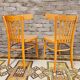 Pair of chairs bistrot 1960s vintage