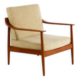 Mid-Century Antimott Armchair by Walter/Wilhelm Knoll