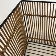Mid Century Rohe Noordwolde rattan basket by Dirk van Sliedrecht 60's Design