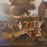 Lively village festival, end of the 18th century
