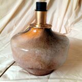 Handmade lamp in brass and Murano glass