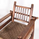 Pair of armchairs in rope and wood circa 1950