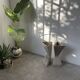 Planters jardinières fibrociment triangulaires