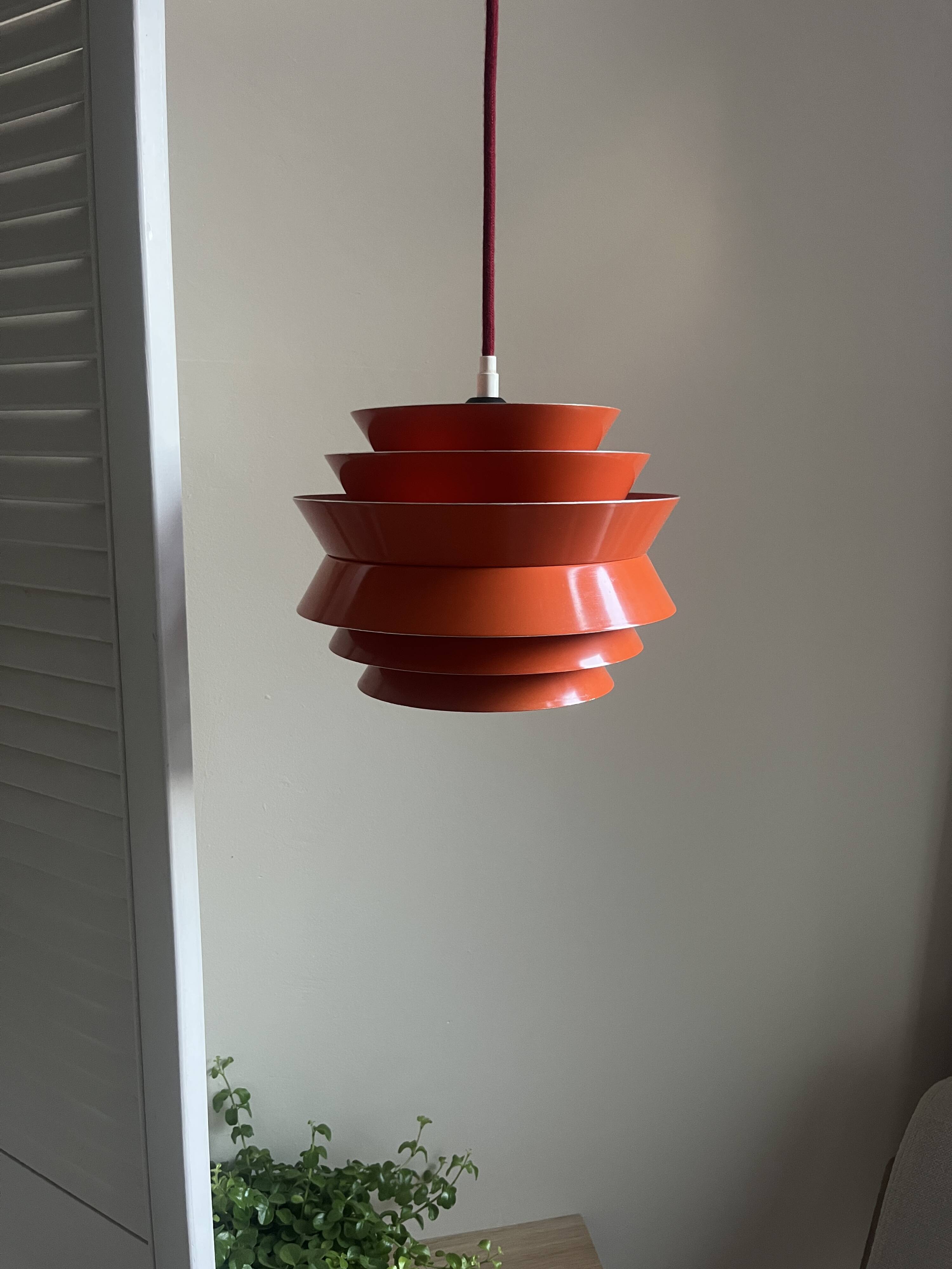 Vintage Trava pendant - Carl Thore - Granahaga - Swedish design lamp