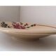Deep dish decorated with flowers, Digoin Badonviller?