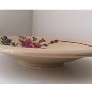 Plat creux décor fleurs
