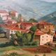 Oil Painting on Canvas Tuscan Landscape Panorama Signed P. Ciampini