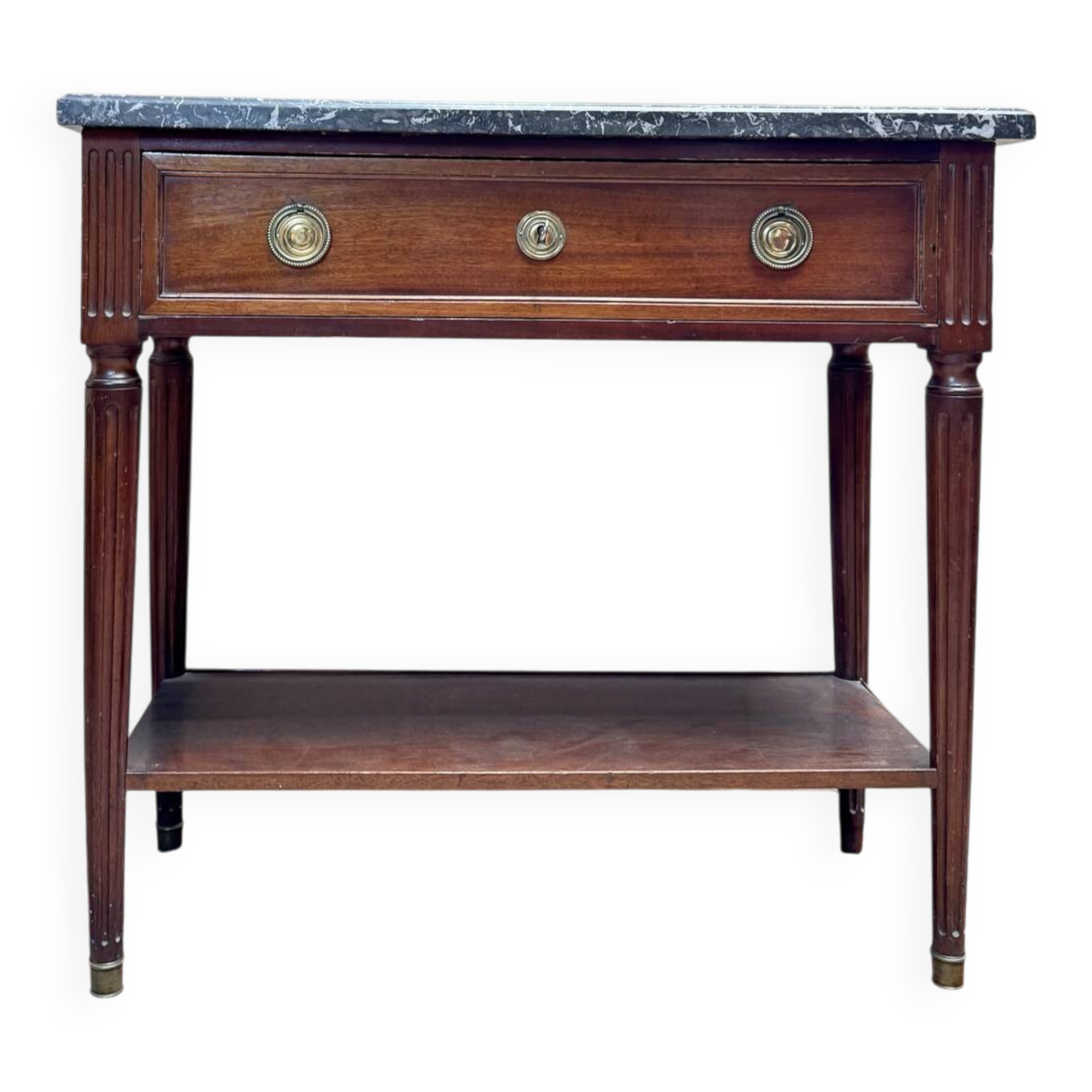 Console en acajou de style louis xvi xix eme siècle