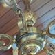 Brass chandelier with 5 branches