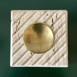 Empty pocket - travertine ashtray