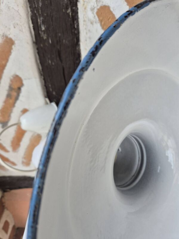 Suspension gamelle lampe industrielle lustre