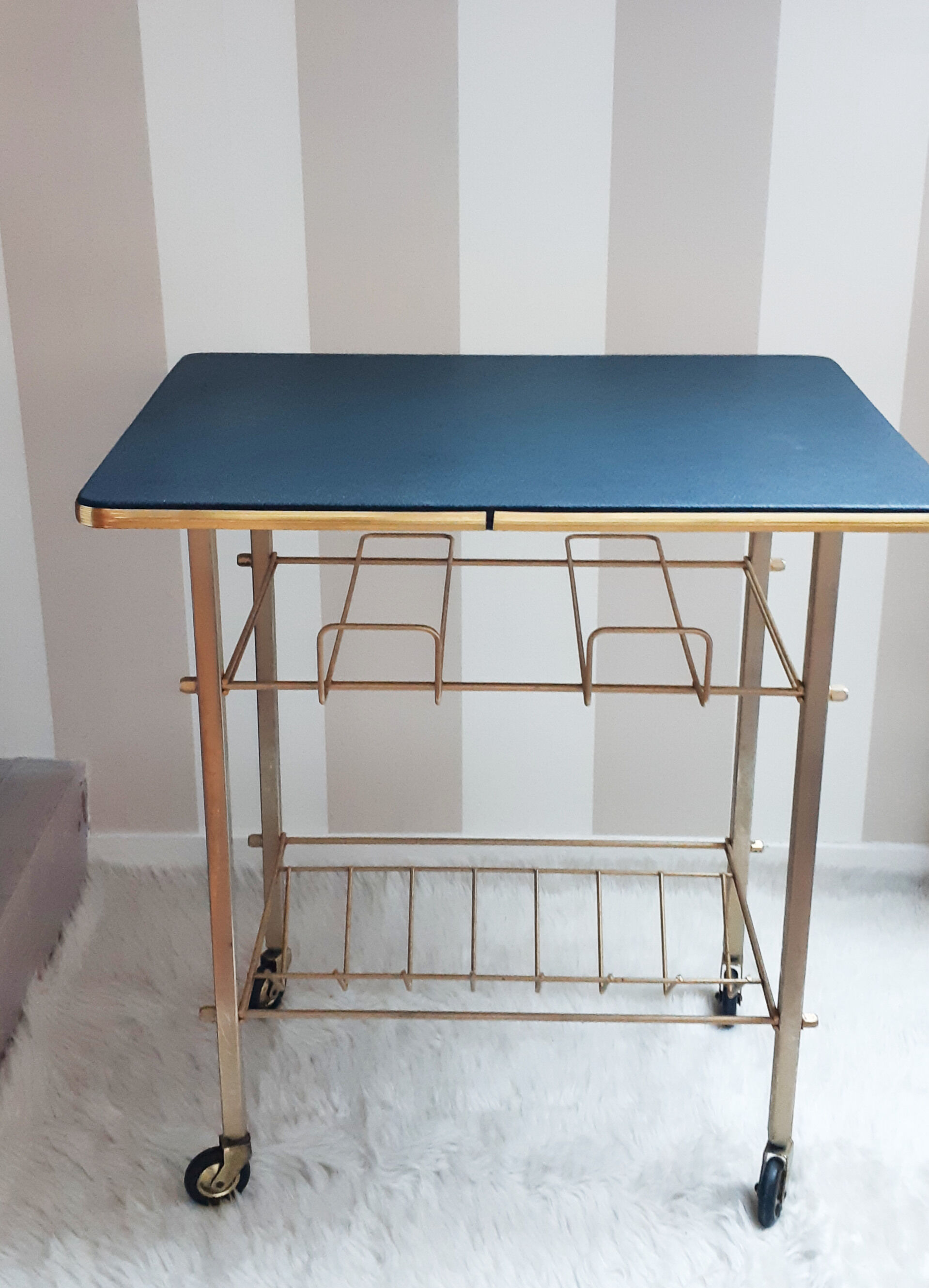 Electrophone door table, magazine door