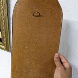 Urdu mirror in solid brass