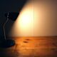 Vintage dark blue desk lamp year 80
