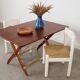 Folding teak table, Danish design, 1970s, made in Denmark