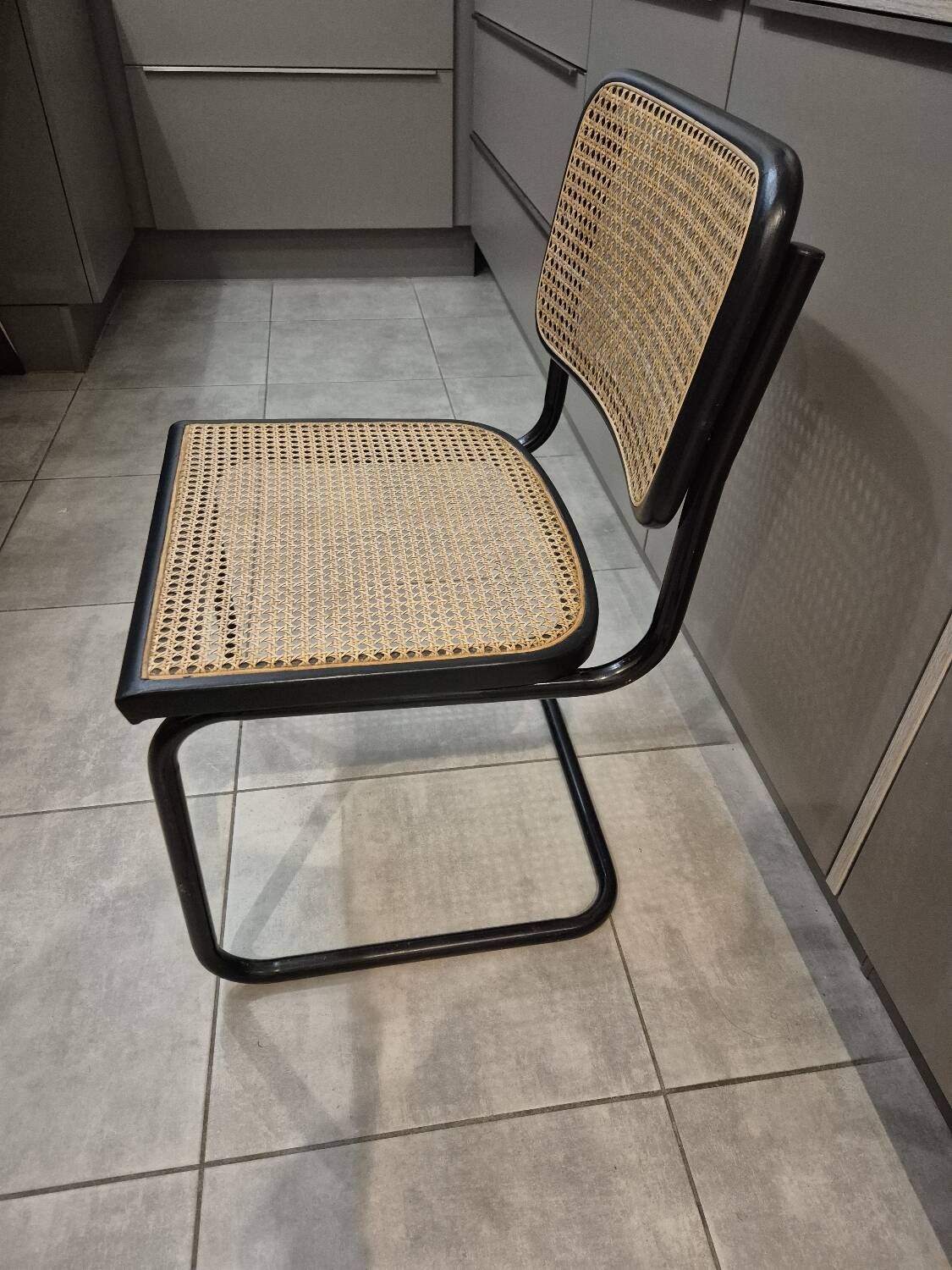 Chair B32 Marcel Breuer - black chrome