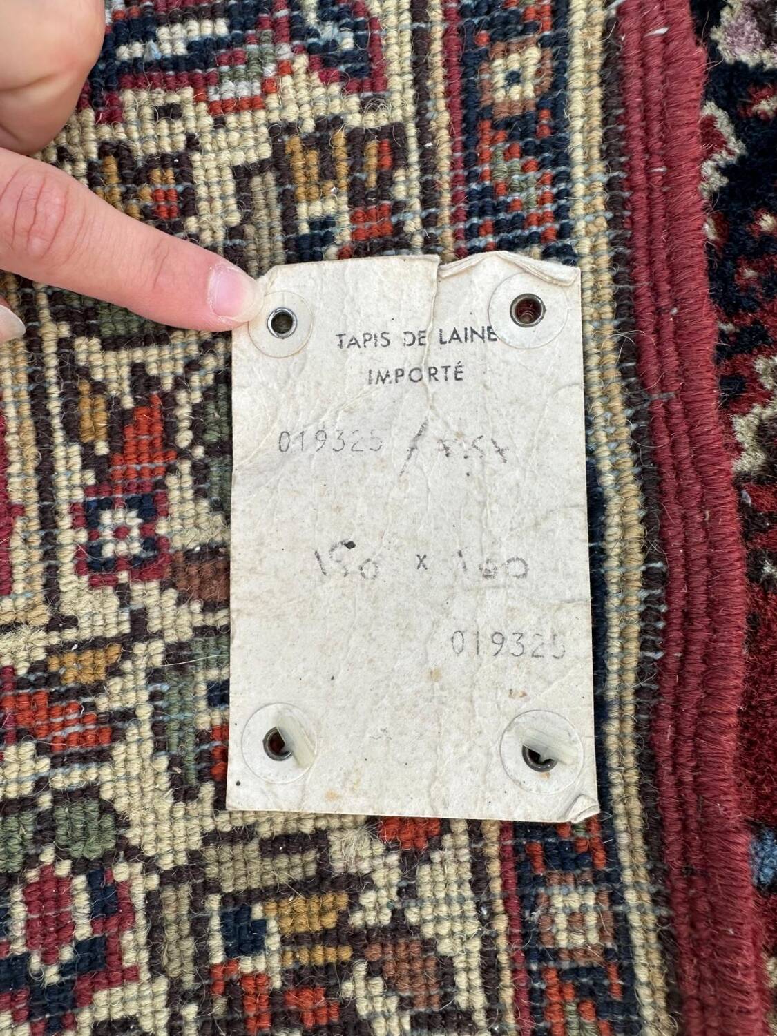 Handmade Persian rug