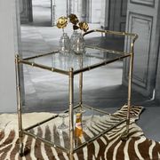 Vintage Golden Bar Cart