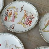 Talking dessert plates, Choisy-le-Roi