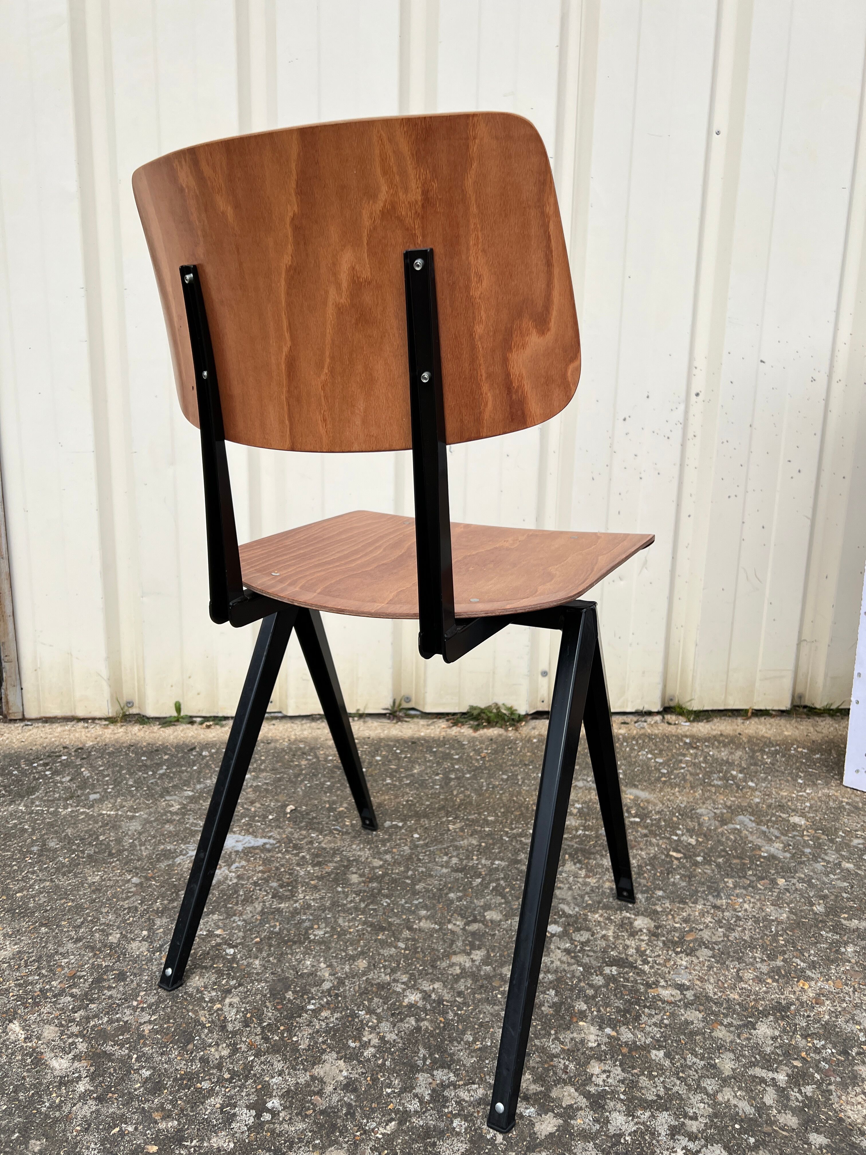 Set of 6 Galvanitas S16 chairs.