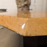 Elm burl table by Jean-Claude Mahey