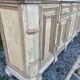Bar / comptoir en bois brut