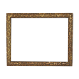Old frame gilded stucco wood 47x38 foliage 42x32.9 cm Louis XIV SB style