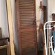 Ancient oak shutter