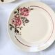 Set of 4 flat plates Badonviller, vintage French