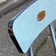 2 chaises formica Roc La Samaritaine bleues années 80