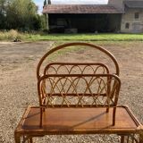 Rattan magazine door