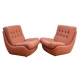 Vintage Eastern Bloc armchairs by Jitona, Czechoslovakia, 1970s